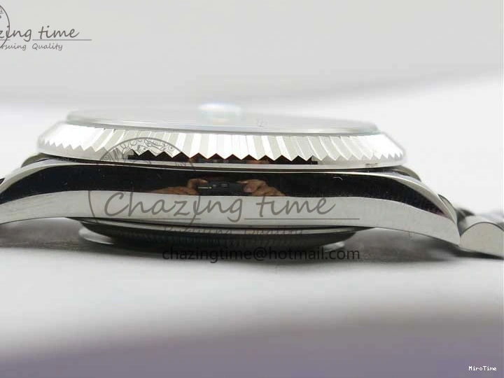 MiroTime 0307 Neat Day-Date 40mm 228239 BP New Dial Version 904 SS RG Stick Markers Dial on SS President Bracelet A 2819